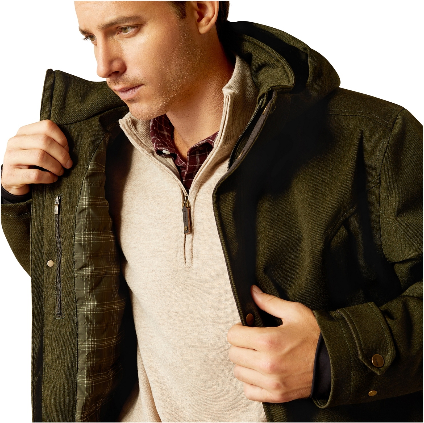 Ariat Homme Rhodium Imperméable Isolé Parka 10052954 - Rosin